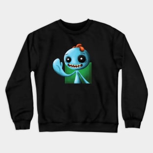 look at me illustration Crewneck Sweatshirt